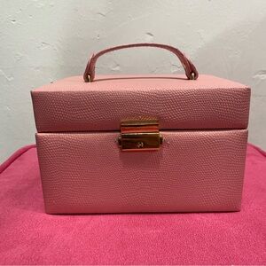 Pink Jewelry Case Handheld Box - Unbranded